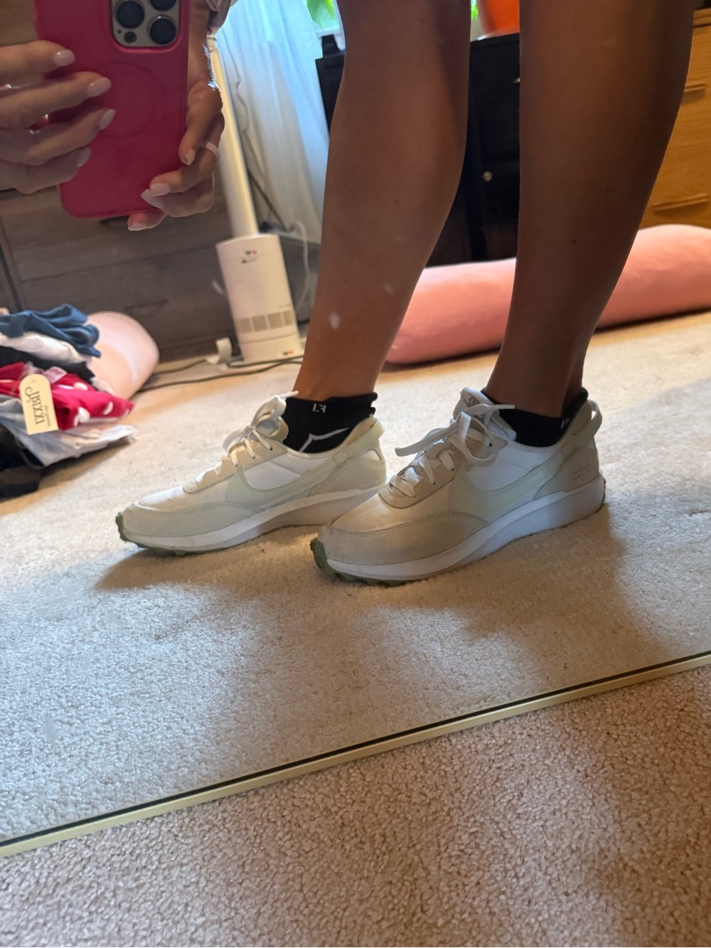 White Nike Tennis Shoes